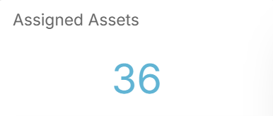 Assigned assets widget